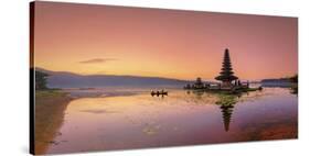 Indonesia, Bali, Bedugul, Pura Ulun Danau Bratan Temple on Lake Bratan-Michele Falzone-Stretched Canvas