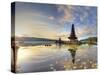 Indonesia, Bali, Bedugul, Pura Ulun Danau Bratan Temple on Lake Bratan-Michele Falzone-Stretched Canvas