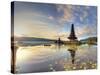 Indonesia, Bali, Bedugul, Pura Ulun Danau Bratan Temple on Lake Bratan-Michele Falzone-Stretched Canvas