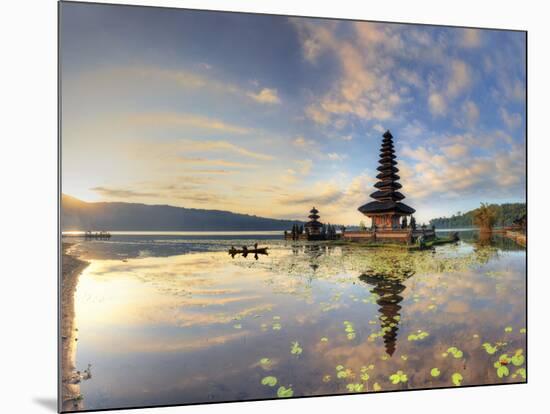 Indonesia, Bali, Bedugul, Pura Ulun Danau Bratan Temple on Lake Bratan-Michele Falzone-Mounted Photographic Print