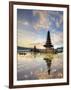 Indonesia, Bali, Bedugul, Pura Ulun Danau Bratan Temple on Lake Bratan-Michele Falzone-Framed Photographic Print