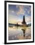 Indonesia, Bali, Bedugul, Pura Ulun Danau Bratan Temple on Lake Bratan-Michele Falzone-Framed Photographic Print