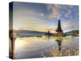 Indonesia, Bali, Bedugul, Pura Ulun Danau Bratan Temple on Lake Bratan-Michele Falzone-Stretched Canvas