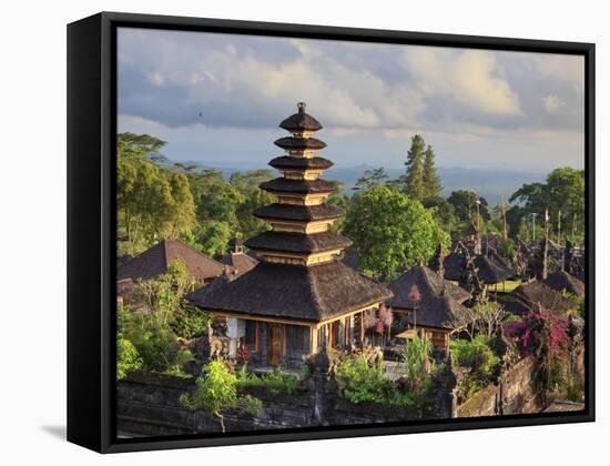 Indonesia, Bali, Besakih, Pura Agung Besakih Temple Complex-Michele Falzone-Framed Stretched Canvas