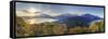 Indonesia, Bali, Central Mountains, Munduk, Danau Buyan and Danau Tablingan Lake-Michele Falzone-Framed Stretched Canvas