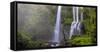 Indonesia, Bali, Central Mountains, Sekumpul Waterfall-Michele Falzone-Framed Stretched Canvas