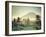 Indonesia, Bali, East Bali, Amlapura, Rice Fields and Gunung Agung Volcano-Michele Falzone-Framed Photographic Print