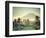 Indonesia, Bali, East Bali, Amlapura, Rice Fields and Gunung Agung Volcano-Michele Falzone-Framed Photographic Print