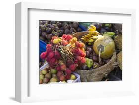 Indonesia, Bali. Morning Flowers, Fruit and Vegetable Market-Emily Wilson-Framed Photographic Print