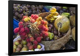 Indonesia, Bali. Morning Flowers, Fruit and Vegetable Market-Emily Wilson-Framed Photographic Print