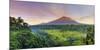 Indonesia, Bali, Redang, View of Rice Terraces and Gunung Agung Volcano-Michele Falzone-Mounted Photographic Print