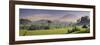 Indonesia, Bali, Sidemen, Iseh, Rice Fields and Gunung Agung Volcano-Michele Falzone-Framed Photographic Print