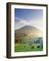 Indonesia, Bali, Sidemen Valley, Iseh, Rice Fields and Gunung Agung Volcano-Michele Falzone-Framed Photographic Print