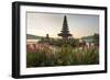 Indonesia, Bali. Sunrise, Ulun Danu Temple in Lake Bratan-Emily Wilson-Framed Photographic Print