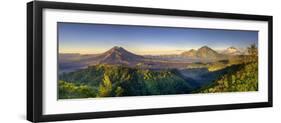 Indonesia, Bali, the Caldera of Gunung Batur Volcano and Danau Batur Lake-Michele Falzone-Framed Photographic Print