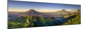 Indonesia, Bali, the Caldera of Gunung Batur Volcano and Danau Batur Lake-Michele Falzone-Mounted Photographic Print