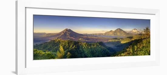 Indonesia, Bali, the Caldera of Gunung Batur Volcano and Danau Batur Lake-Michele Falzone-Framed Photographic Print