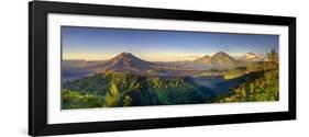 Indonesia, Bali, the Caldera of Gunung Batur Volcano and Danau Batur Lake-Michele Falzone-Framed Photographic Print