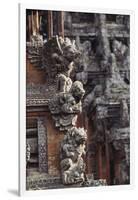 Indonesia, Bali, Ubud, Carvings in Temple in Monkey Forest Sanctuary-Paul Souders-Framed Premium Photographic Print