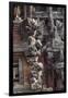 Indonesia, Bali, Ubud, Carvings in Temple in Monkey Forest Sanctuary-Paul Souders-Framed Premium Photographic Print