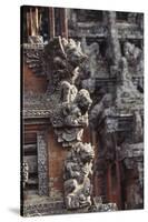 Indonesia, Bali, Ubud, Carvings in Temple in Monkey Forest Sanctuary-Paul Souders-Stretched Canvas