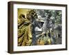 Indonesia, Bali, Ubud. Pura Tirta Empul Temple, bath in Tampaksiring sacred spring-Terry Eggers-Framed Photographic Print