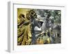 Indonesia, Bali, Ubud. Pura Tirta Empul Temple, bath in Tampaksiring sacred spring-Terry Eggers-Framed Photographic Print