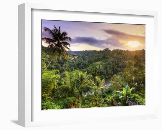 Indonesia, Bali, Ubud, Sayan Valley and Ayung River-Michele Falzone-Framed Photographic Print