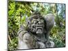 Indonesia, Bali, Ubud. Statue in Pura Tirta Empul temple-Terry Eggers-Mounted Photographic Print