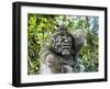 Indonesia, Bali, Ubud. Statue in Pura Tirta Empul temple-Terry Eggers-Framed Photographic Print