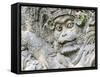 Indonesia, Bali, Ubud. Statue in Pura Tirta Empul temple-Terry Eggers-Framed Stretched Canvas