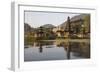 Indonesia, Bali. Water Temple Complex, Ulun Danu Temple in Lake Bratan-Emily Wilson-Framed Photographic Print