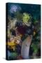 Indonesia, Bima Bay. Moray Eel and Coral-Jaynes Gallery-Stretched Canvas