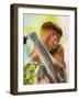 Indonesia, Central Kalimatan, Tanjung Puting National Park. a Female Proboscis Monkey.-Nigel Pavitt-Framed Photographic Print