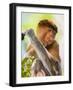 Indonesia, Central Kalimatan, Tanjung Puting National Park. a Female Proboscis Monkey.-Nigel Pavitt-Framed Photographic Print