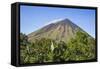 Indonesia, Flores Island, Bajawa. the Active Stratovolcano Inerie in Ngada District.-Nigel Pavitt-Framed Stretched Canvas