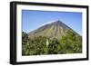 Indonesia, Flores Island, Bajawa. the Active Stratovolcano Inerie in Ngada District.-Nigel Pavitt-Framed Photographic Print