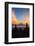 Indonesia, Java, Borobudur. Sunrise over the Active Stratovolcano-Nigel Pavitt-Framed Photographic Print