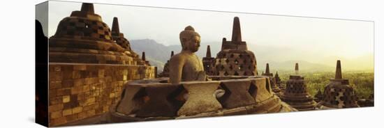 Indonesia, Java, Borobudur Temple-null-Stretched Canvas