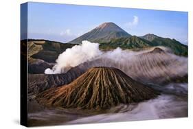 Indonesia, Java, Bromo. a Stunning Volcanic Landscape from Mount Penanjakan at Sunrise.-Nigel Pavitt-Stretched Canvas