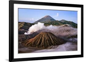 Indonesia, Java, Bromo. a Stunning Volcanic Landscape from Mount Penanjakan at Sunrise.-Nigel Pavitt-Framed Photographic Print