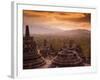 Indonesia, Java, Magelang, Borobudur Temple-Jane Sweeney-Framed Photographic Print