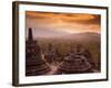 Indonesia, Java, Magelang, Borobudur Temple-Jane Sweeney-Framed Photographic Print