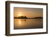 Indonesia, Komodo Island. Komodo National Park. Sunrise over the Suva Sea and Komodo Island-Cindy Miller Hopkins-Framed Photographic Print