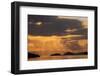 Indonesia, Lesser Sunda Islands, Rinca. Sunset over Komodo Island.-Nigel Pavitt-Framed Photographic Print