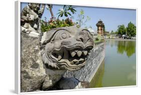 Indonesia, Mayura Water Palace. Statue of Mythical Creature-Cindy Miller Hopkins-Framed Photographic Print