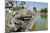 Indonesia, Mayura Water Palace. Statue of Mythical Creature-Cindy Miller Hopkins-Mounted Photographic Print