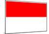 Indonesia National Flag Poster Print-null-Mounted Poster