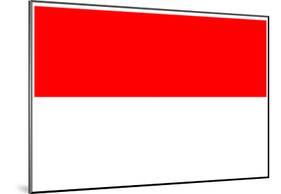 Indonesia National Flag Poster Print-null-Mounted Poster