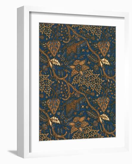 Indonesian Batik II-Baxter Mill Archive-Framed Art Print